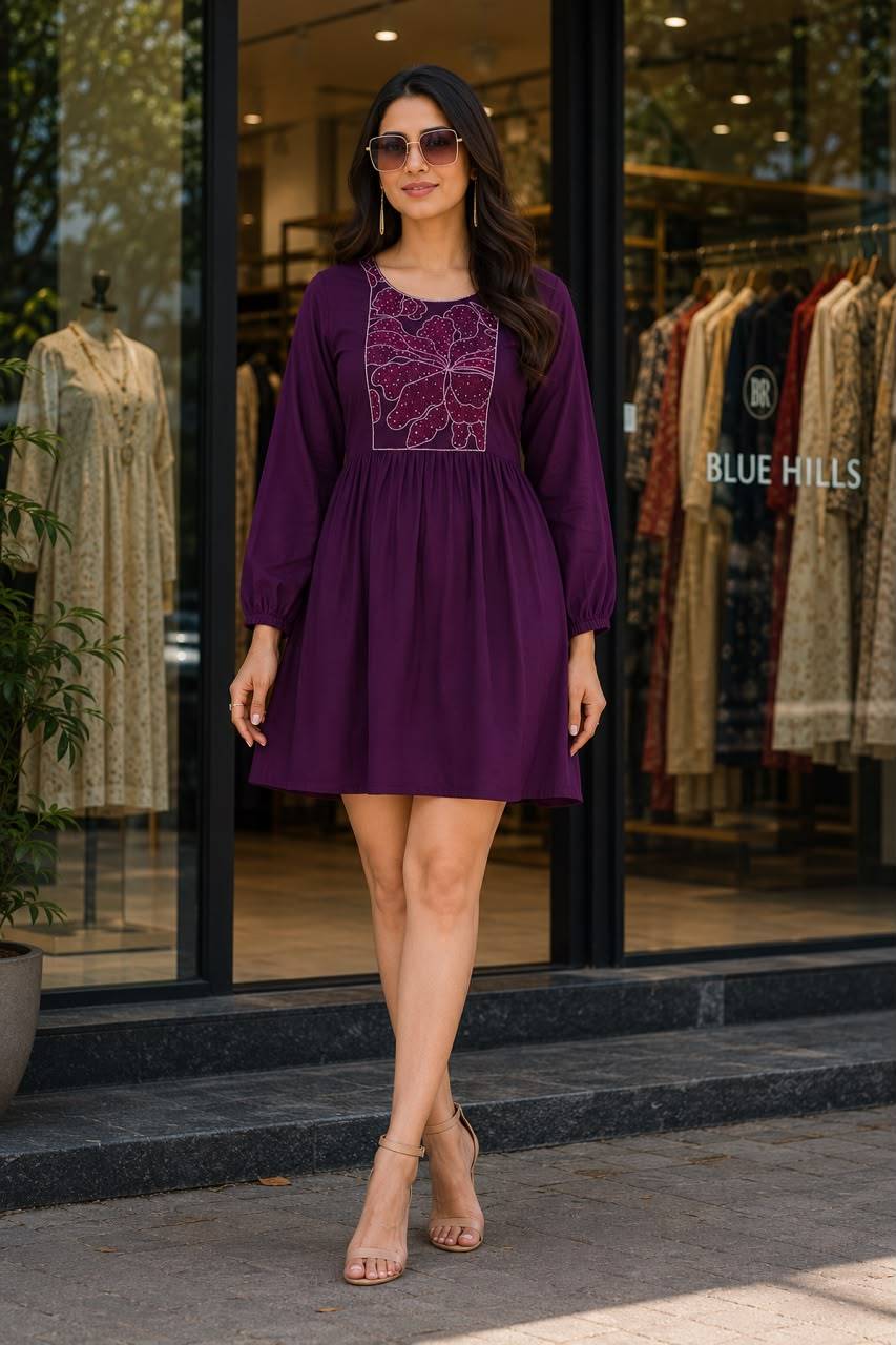 Blue Hills Designer Stylish Fancy Colorful Beautiful Party Wear & Ethnic Wear Collection Denim Tops At Wholesale Price